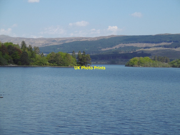 Photo 6"x4" Loch Awe and the A85 bridge Innis Chonain c2016