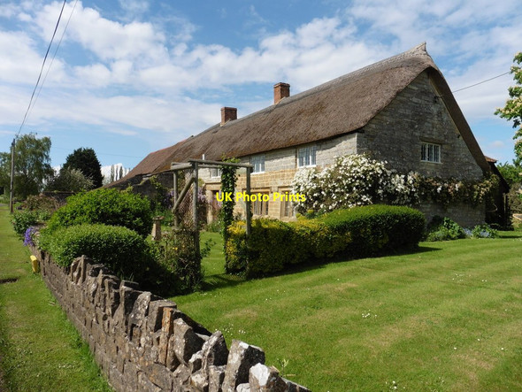 Photo 6"x4" Thatched Cottage, Muchelney Ham Muchelney Ham c2016