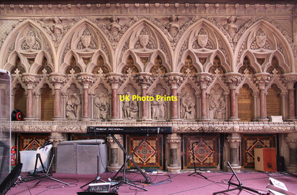 Photo 6"x4" Christ Church, Down Street, Mayfair - Reredos Westminster c2015