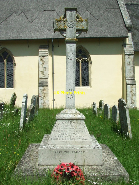 Photo 6"x4" Bramfield War Memorial Bramfield\/TM4073 c2015