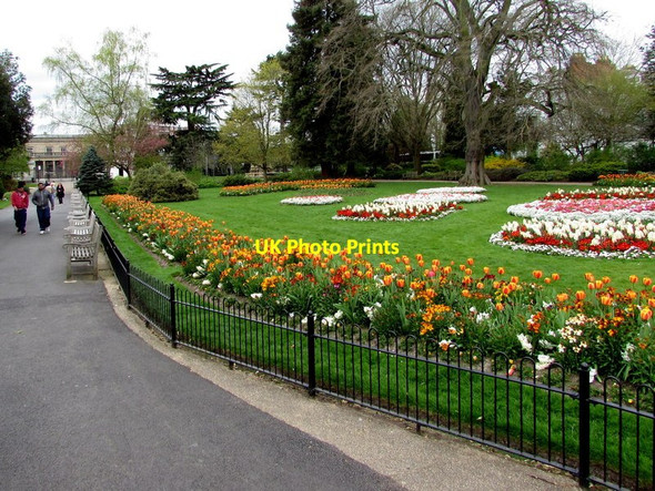 Photo 6"x4" Colourful part of Jephson Gardens, Royal Leamington Spa Royal Leamington Spa c2015