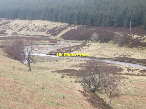 Photo 6"x4" River Fiddich Hill of Clais nan Earb c2015