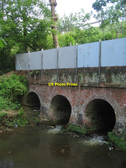 Photo 6"x4" Cove Brook passing under the railway Farnborough\/SU8754 c2015