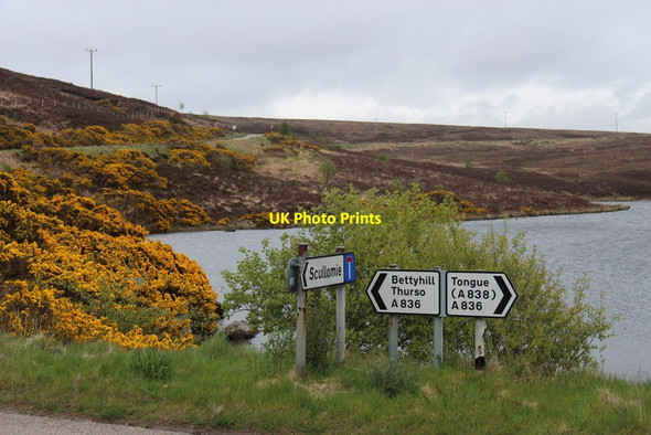 Photo 6"x4" Junction for Scullomie at Lochan Dubh Blandy c2015