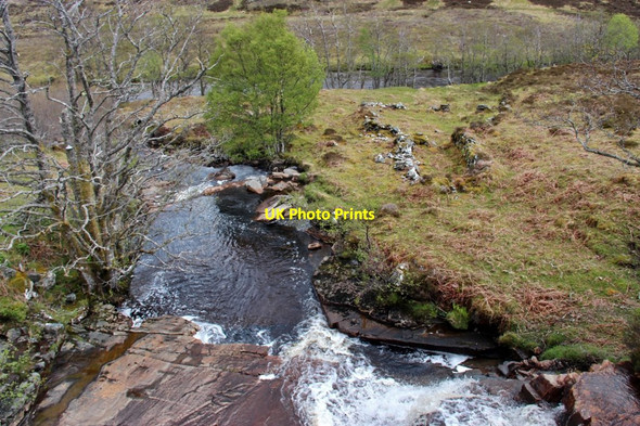 Photo 6"x4" Allt Leacach joins the Abhainn Cuileig Abhainn Cuileig c2015