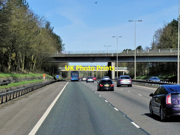 Photo 6"x4" Northbound M40, Park Lane Bridge Lane End\/SU8092 c2015