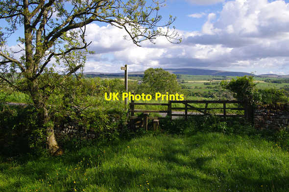 Photo 6"x4" Stile and gate near Banks Banks\/NY5664 c2015