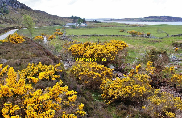 Photo 6"x4" Allt Mhungasdail nearing the sea at Gruinard Bay Badluarach c2015