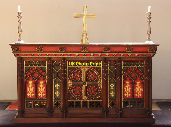 Photo 6"x4" St Peter, Belsize Square - Altar Hampstead\/TQ2685 c2015