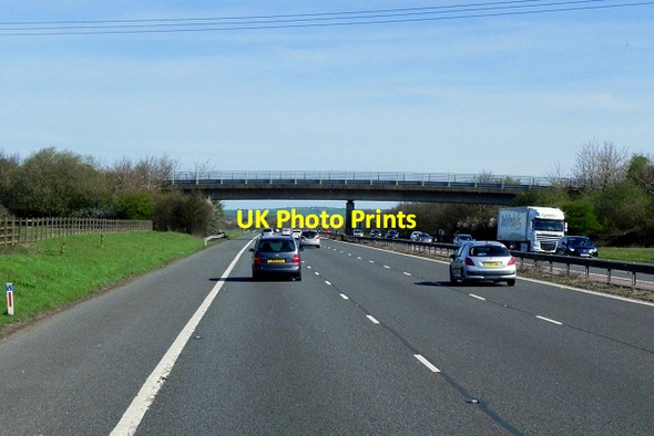 Photo 6"x4" Northbound M40, Access Bridge to Davenport House and Parson's Farm Holton\/SP6006 c2015
