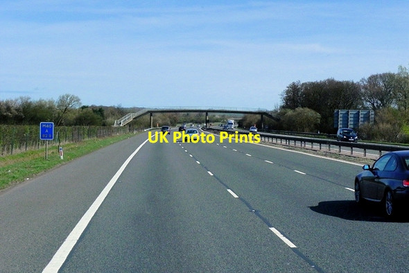Photo 6"x4" M40 Northbound Waterperry\/SP6206 c2015