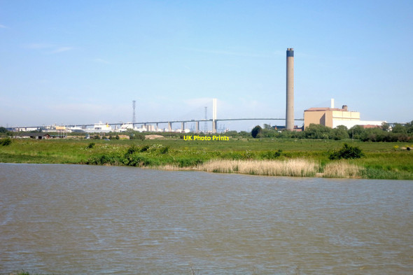 Photo 6"x4" View over Dartford Creek Coldharbour\/TQ5278 c2015