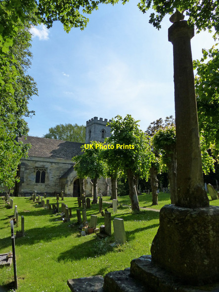 Photo 6"x4" Holy Cross Church in Shipton-on-Cherwell Hampton Gay c2015