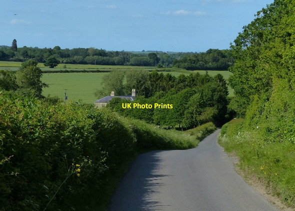 Photo 6"x4" Country lane near Lower Whitehill Farm Bunkers Hill\/SP4717 c2015