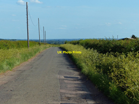 Photo 6"x4" South along Rousham Road towards Tackley Tackley c2015