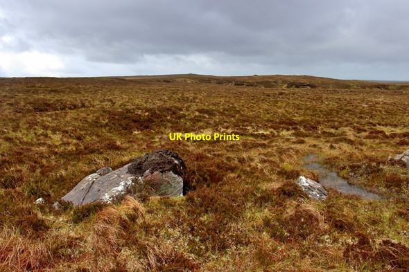 Photo 6"x4" Rock, water and sponge, a typical West Highland moor Abhainn Br\u00e0igh Horrisdale c2015