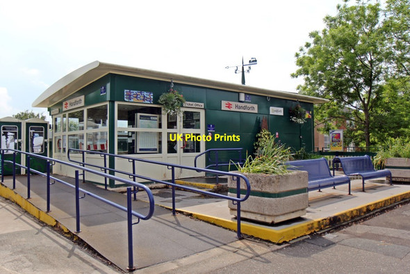 Photo 6"x4" Ticket office, Handforth railway station Handforth c2015