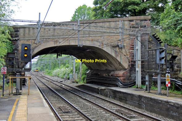 Photo 6"x4" Signals, Alderley Edge railway station Alderley Edge\/SJ8478 c2015