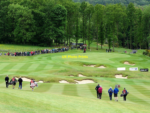 Photo 6"x4" Close House Golf Course for  PGA Seniors Event Houghton\/NZ1266 c2015