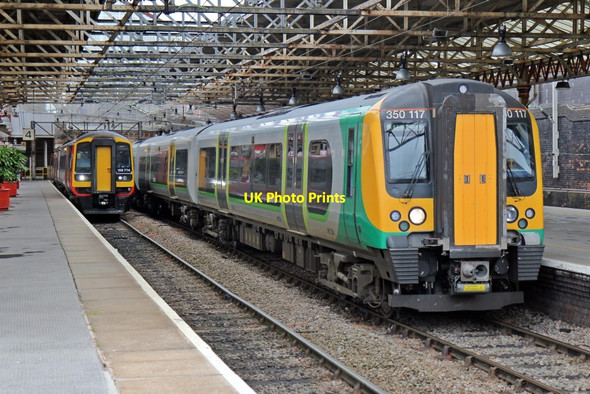 Photo 6"x4" Bay platform 3 & 4, Crewe railway station Crewe c2015