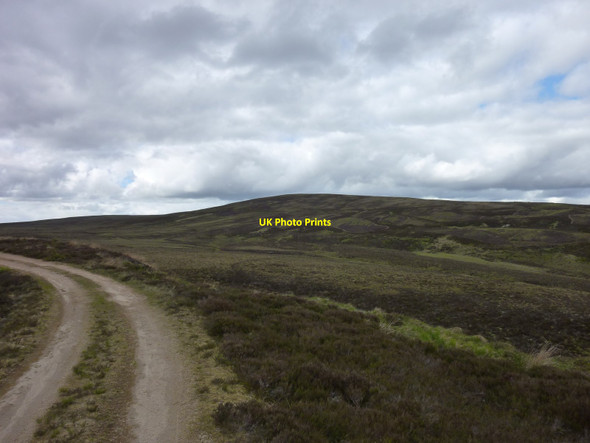 Photo 6"x4" Track near Tom Mor Mast Knock of Auchnahannet c2015