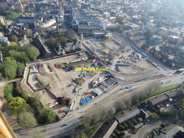 Photo 6"x4" Flying over the Carpark Oxford\/SP5106 c2015