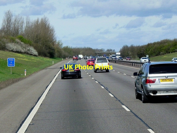 Photo 6"x4" Northbound M40 near Warmington Warmington\/SP4147 c2015