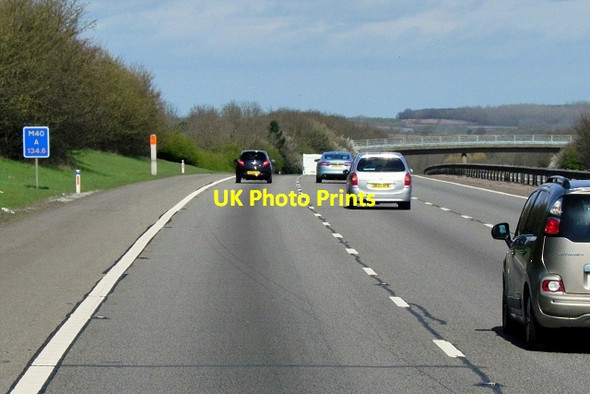 Photo 6"x4" M40 Northbound at Driver Location A134.6 Burton Dassett c2015