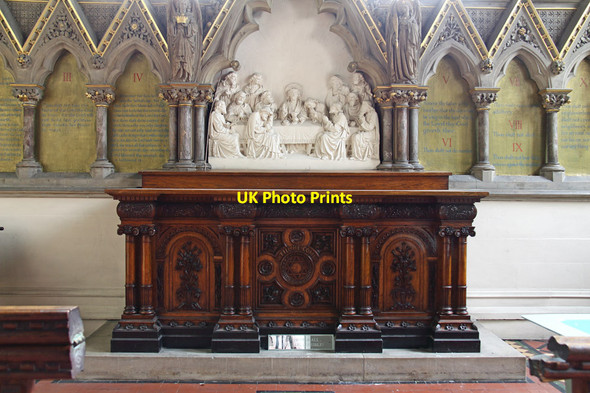 Photo 6"x4" St Luke, Homerton - Altar Hackney c2015