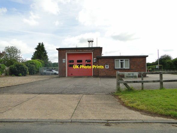 Photo 6"x4" Great Massingham Fire Station Great Massingham c2015