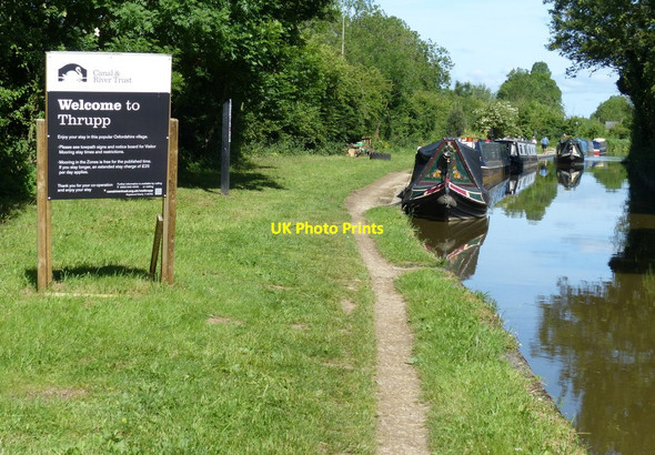 Photo 6"x4" Welcome to Thrupp Kidlington c2015