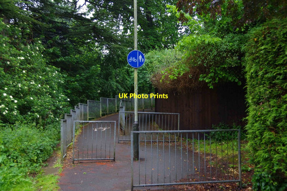 Photo 6"x4" Barrier fences on footpath & cycleway, Charlton Kings, Cheltenham, Glos Cheltenham c2015