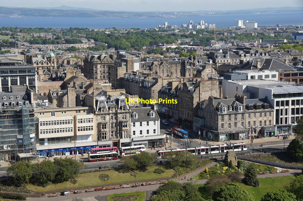 Photo 6"x4" Princes Street from Edinburgh Castle Edinburgh c2015