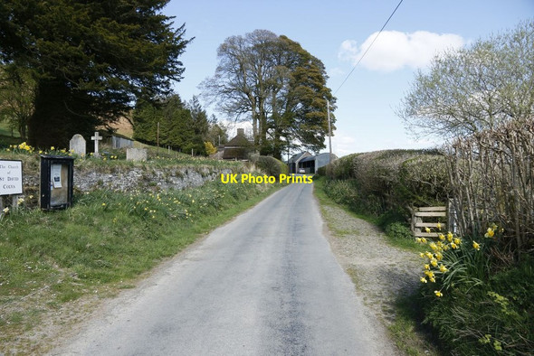 Photo 6"x4" Road past the Church Colva c2015