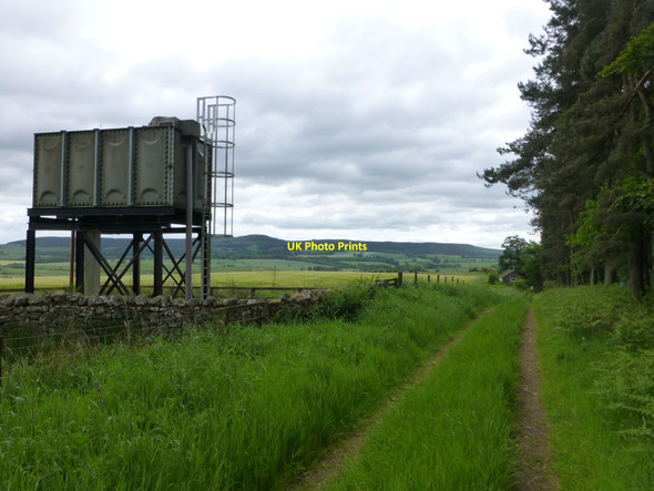 Photo 6"x4" Water tank on Newton Moor Newtown\/NU0425 c2015