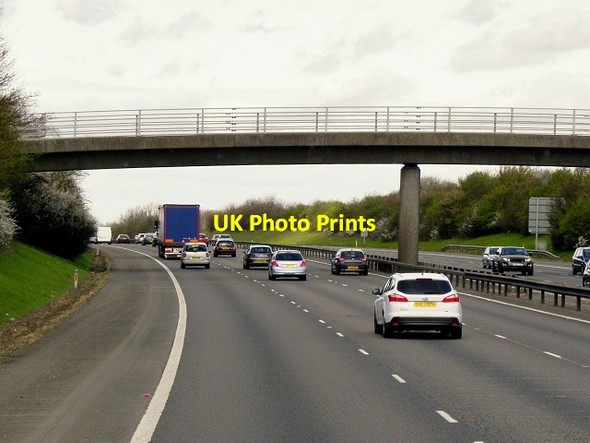 Photo 6"x4" Kingston Grange Bridge, Northbound M40 Lighthorne Heath c2015