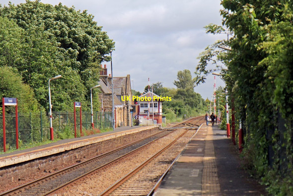 Photo 6"x4" Along the platform, Parbold railway station Newburgh\/SD4810 c2015