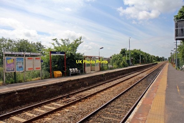 Photo 6"x4" Looking west, Parbold railway station Newburgh\/SD4810 c2015