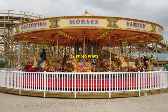 Photo 6"x4" Gallopers, Dreamland Margate Margate c2015