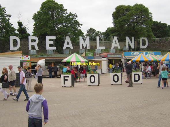 Photo 6"x4" Food stalls, Dreamland Margate Margate c2015
