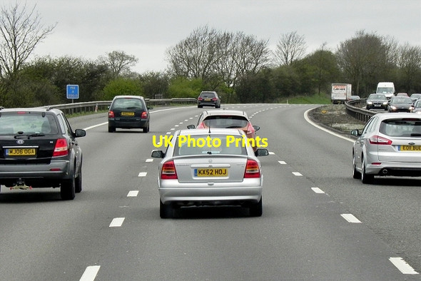 Photo 6"x4" M6 near Great Bridgeford Creswell\/SJ8925 c2015
