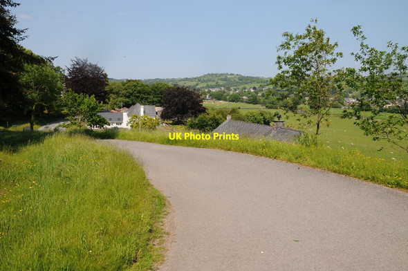 Photo 6"x4" Road to forestry car park Llanrwst c2015