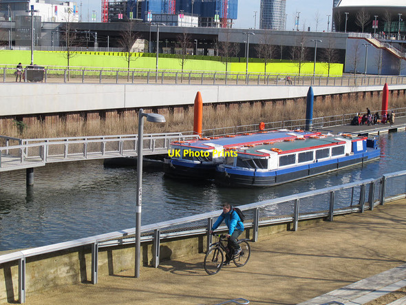 Photo 6"x4" Pleasure boats in the Olympic Park Stratford\/TQ3884 c2015