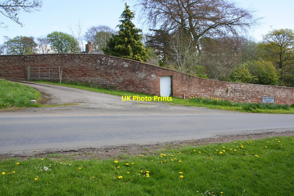 Photo 6"x4" Road junction at north end of Long Marton Long Marton c2015
