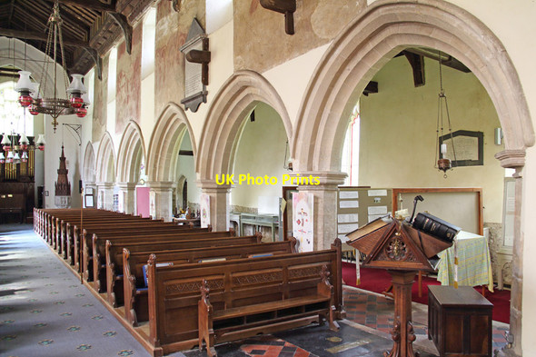 Photo 6"x4" St Peter & St Paul, Hoxne - South arcade Hoxne c2015