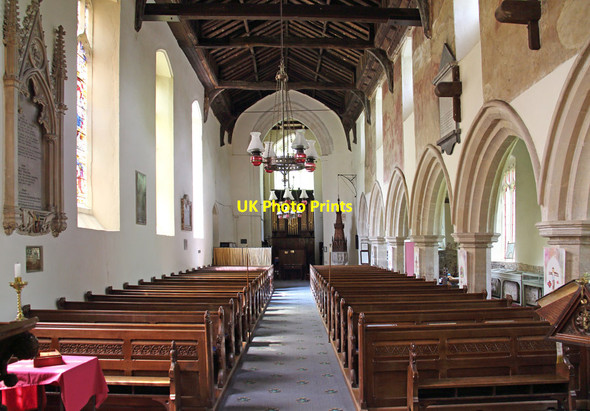 Photo 6"x4" St Peter & St Paul, Hoxne - West end Hoxne c2015