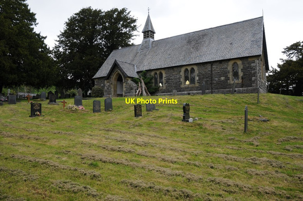 Photo 6"x4" Gwytherin church Gwytherin c2015