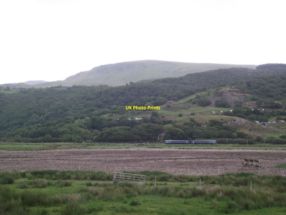 Photo 6"x4" Across fields to the Cambrian Coast Line Barmouth\/Abermaw c2015