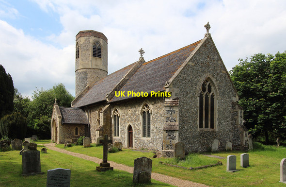 Photo 6"x4" All Saints, Stuston Stuston c2015 P1