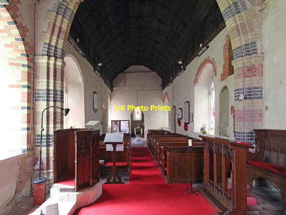 Photo 6"x4" All Saints, Stuston - West end Stuston c2015